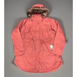 NWT Columbia Women's Suttle Mountain Mid Length Jacket Mauve Size XL